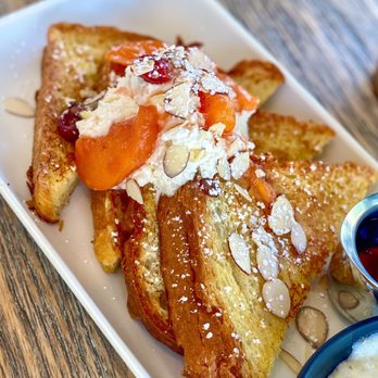 The Table - French Toast (flavor changes with the season) - Bakeries Near Me - Asheboro, North Carolina The Table - French Toast (flavor changes with the season) - Bakeries Near Me - Asheboro, North Carolina