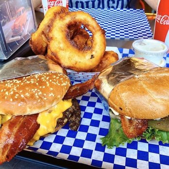 Nutty's Junkyard Grill - Trunk Junk, Green Torino, Onion Rings. Bomb! - American Near Me - Arlington, Washington