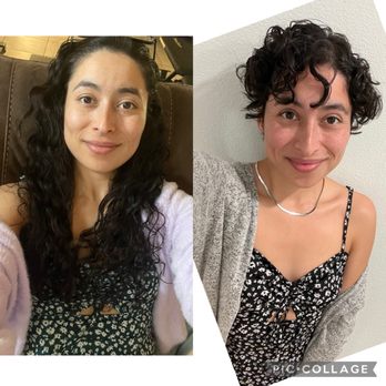 Curls N Color - Long hair vs pixie - Hair Stylists Near Me - Fullerton, California Curls N Color - Long hair vs pixie - Hair Stylists Near Me - Fullerton, California