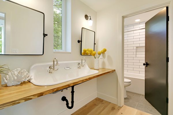 Photo of Greenhome Solutions - Seattle, WA, US. Butcher block counter in FSC Certified Douglas Fir. Kitchen by NW Built; Photo by Tucker English.