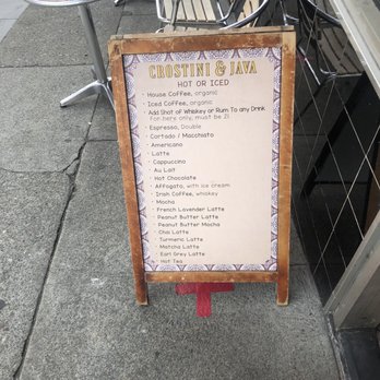 Crostini & Java - Beverages - Coffee & Tea Near Me - San Francisco, California