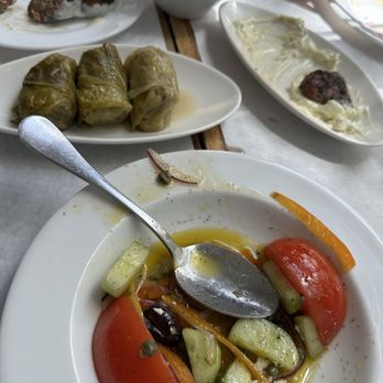 KAVA neo-taverna - All the dishes together mostly eaten sorry - Greek Near Me - Boston, Massachusetts