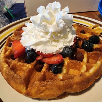 The Southern Cafe - Took a waffle home to eat later with berries and whipped cream. - Southern Near Me - Roselle, Illinois The Southern Cafe - Took a waffle home to eat later with berries and whipped cream. - Southern Near Me - Roselle, Illinois