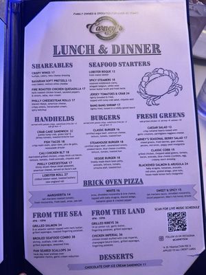 Menu photo 2 Carneys Cape May, NJ