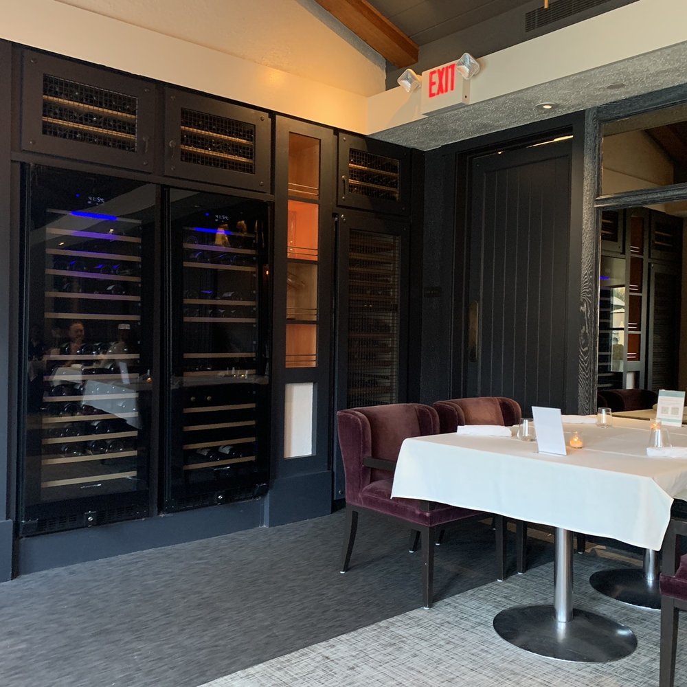 Santé Restaurant - Wine rack - French Near Me - Sonoma, California Santé Restaurant - Wine rack - French Near Me - Sonoma, California