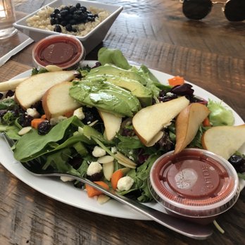 Healthy and Delicious - Organic Pear Salad Side - Brwn rice & black beans - New American Near Me - Toms River, New Jersey