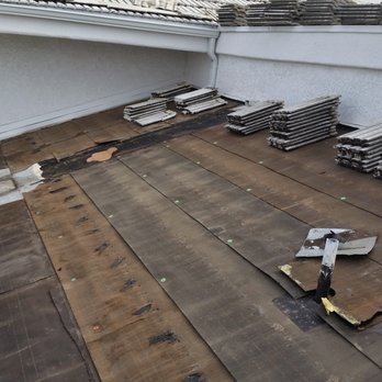 Hi Tech Roofing Services - Roof concrete flat tile restoration in Lake San Marcos - Roofing Near Me - San Marcos, California