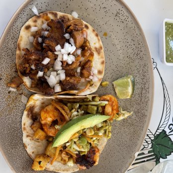 El Alma - Tacos - shrimp and chicken (I think) - Mexican Near Me - Austin, Texas El Alma - Tacos - shrimp and chicken (I think) - Mexican Near Me - Austin, Texas