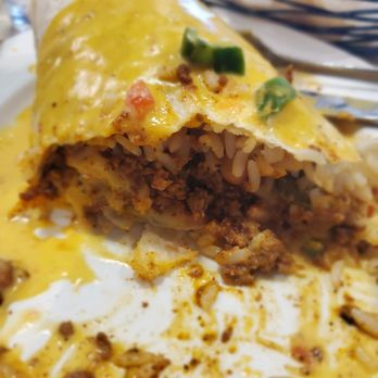 Mesa Verde Bar & Grill - Ground beef burrito w queso - Breakfast & Brunch Near Me - Denver, Colorado Mesa Verde Bar & Grill - Ground beef burrito w queso - Breakfast & Brunch Near Me - Denver, Colorado