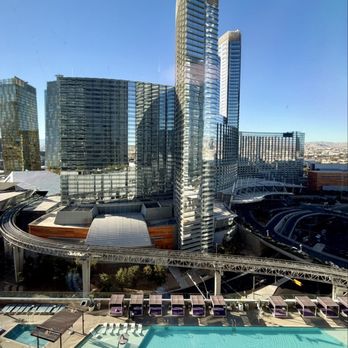 The Cosmopolitan - View of 14th floor pool from 23rd floor elevators - Hotels Near Me - Las Vegas, Nevada The Cosmopolitan - View of 14th floor pool from 23rd floor elevators - Hotels Near Me - Las Vegas, Nevada