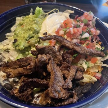 Plaza Azteca - Lunch portion steak burrito bowl - Mexican Near Me - White Oak, Pennsylvania