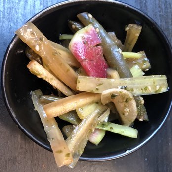 Gaijin - Dish #1: Kombu marinated vegetables - Japanese Near Me - Chicago, Illinois