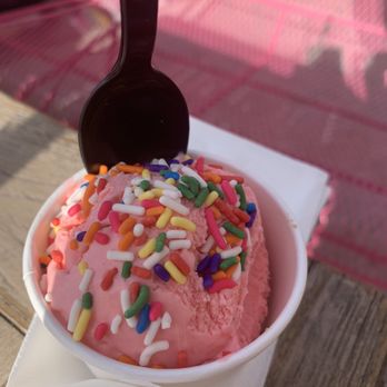 Novel Ice Cream - Strawberry with sprinkles - Desserts Near Me - Phoenix, Arizona