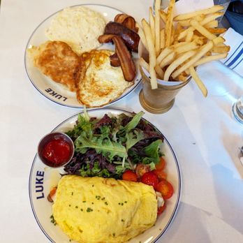 Luke - Southern Breakfast Blue Crab Omelette - French Near Me - New Orleans, Louisiana Luke - Southern Breakfast Blue Crab Omelette - French Near Me - New Orleans, Louisiana