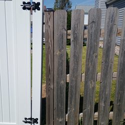 Gomez Ace of Blades - Damaged my post and fence.