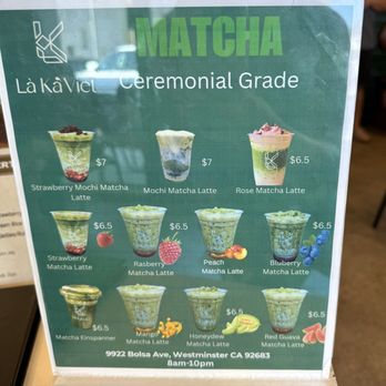 La Ka Viet - Menu 9/2025 - Desserts Near Me - Westminster, California
