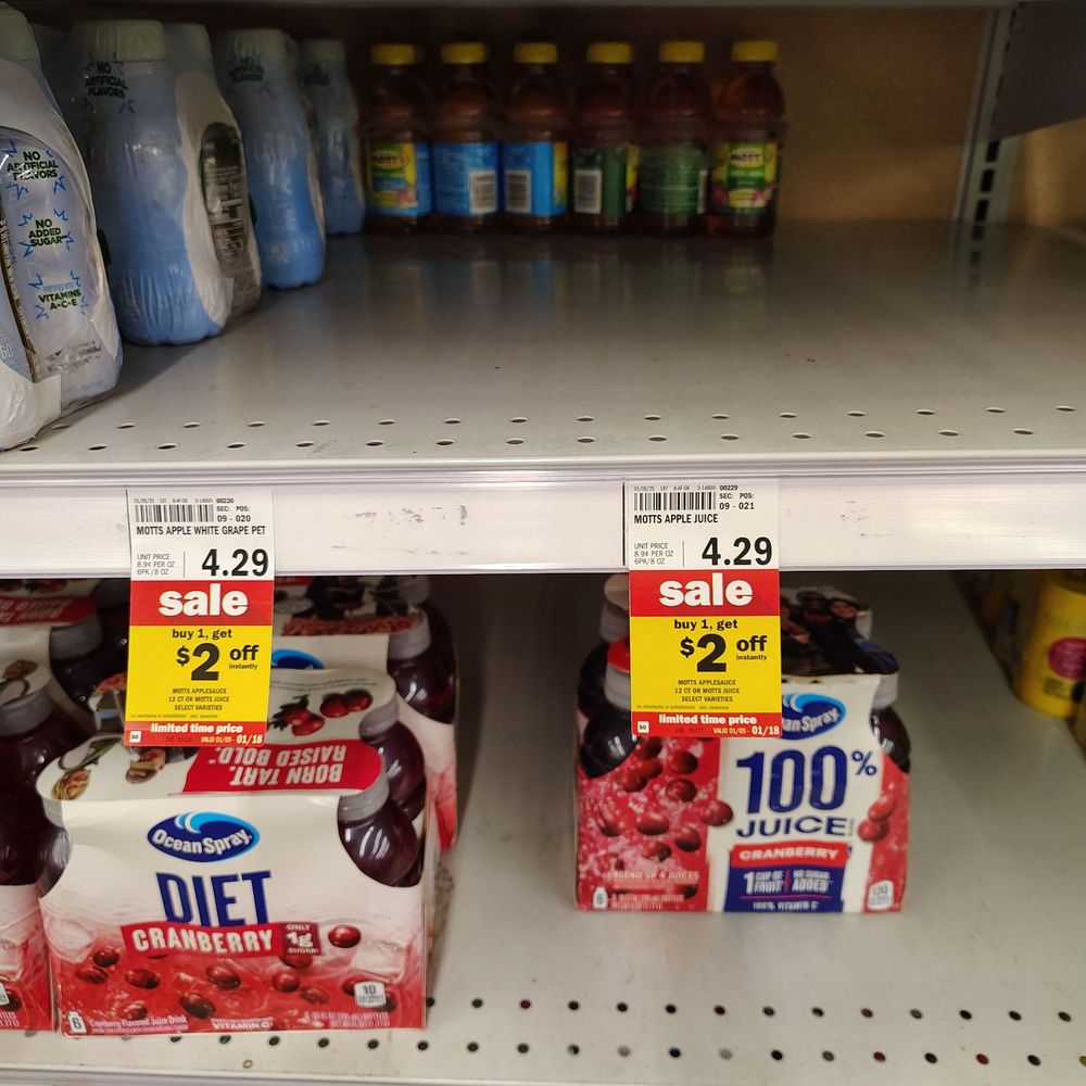 Find the Motts apple juice Find the Motts apple juice