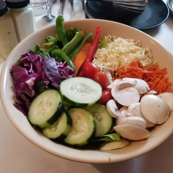 Saybrook Fish House - Family style salad with homemade dressings - Seafood Near Me - Rocky Hill, Connecticut