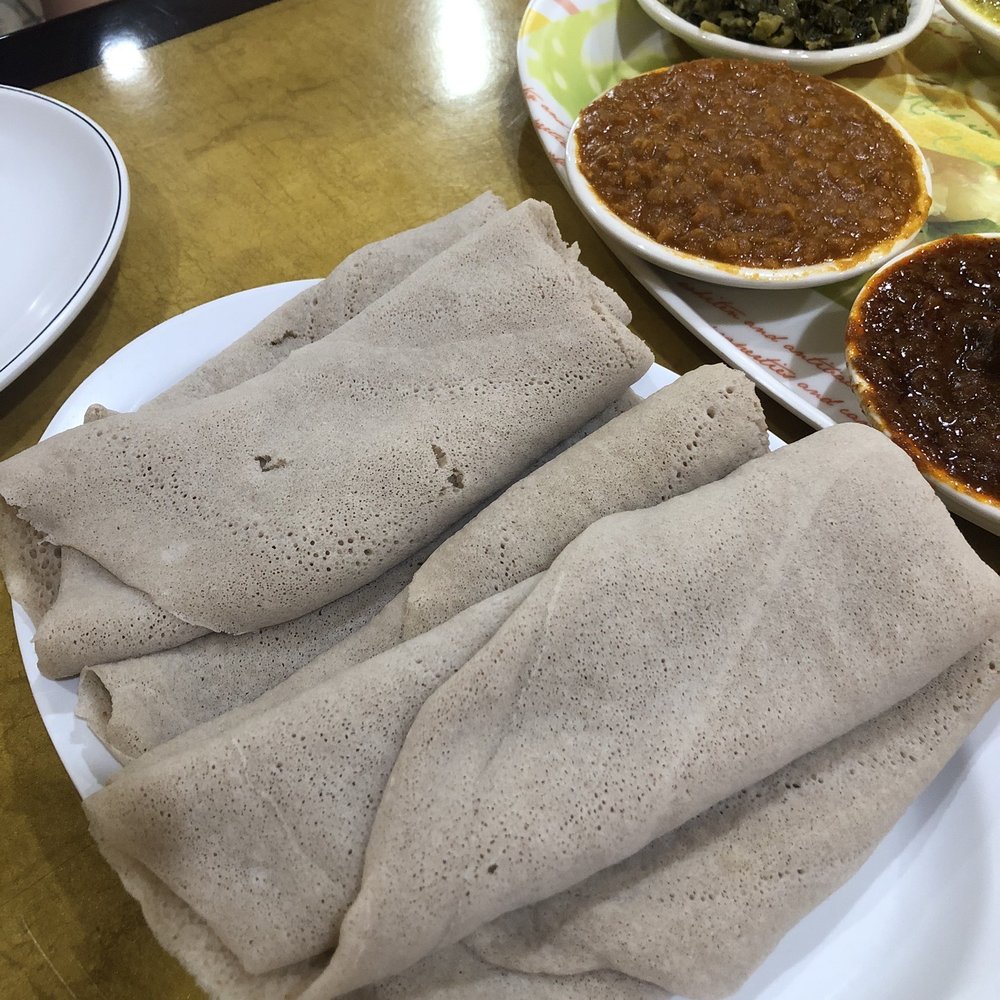 Manna Bistro - Injera bread - Ethiopian Near Me - Centreville, Virginia Manna Bistro - Injera bread - Ethiopian Near Me - Centreville, Virginia