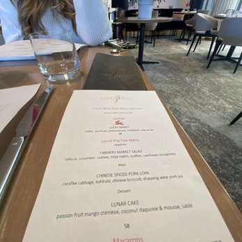 Knife Pleat - Lunar new year menu - French Near Me - Costa Mesa, California Knife Pleat - Lunar new year menu - French Near Me - Costa Mesa, California