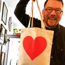 Pageboy - Cute "LOVE" tote bag. $25