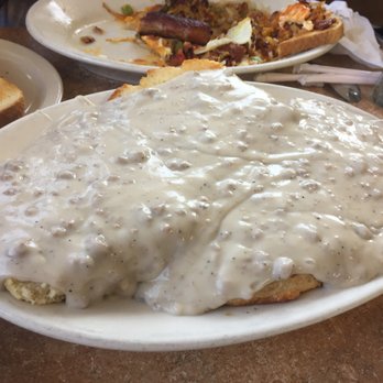 Franks A Lot - Full order of biscuits and gravy! Wow! Homemade biscuits each day. - Breakfast & Brunch Near Me - Waterford, Michigan