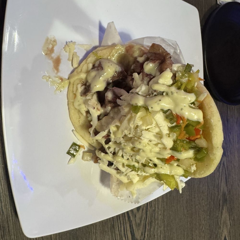 Flamas - Arepa con picanha - Sports Bars Near Me - Duluth, Georgia