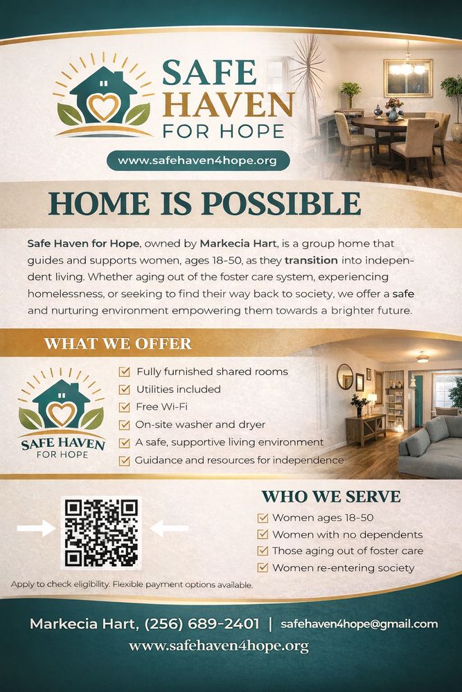 Safe Haven For Hope - veterans service organization in Birmingham, AL