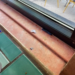 Food covered window sills Food covered window sills