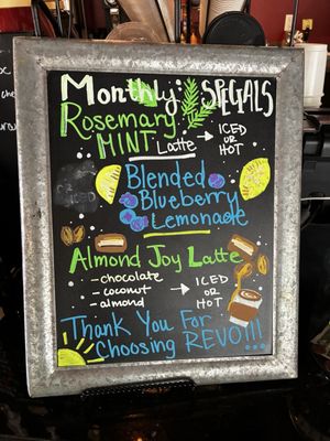 Menu photo 1 Revocup Lenexa Coffee Shop Lenexa, KS