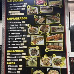 Sushi Loco - Aquí está el menú con precios plevada