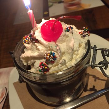 Complimentary Birthday Dessert Yelp