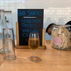 Broaden & Build - Citrus fruit soda and house made chips so good