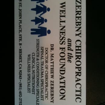 Matthew Zerebny, DC - Chiropractors Near Me - Hemet, California Matthew Zerebny, DC - Chiropractors Near Me - Hemet, California