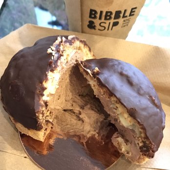 Bibble & Sip - Chocolate Creampuff perfection - Coffee & Tea Near Me - New York, New York