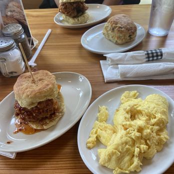 Bomb Biscuit - Hot Honey Chicken Biscuit Lemon Pepper Chicken Biscuit - Breakfast & Brunch Near Me - Atlanta, Georgia