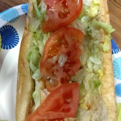Chicken sub...there's chicken in there, I promise!