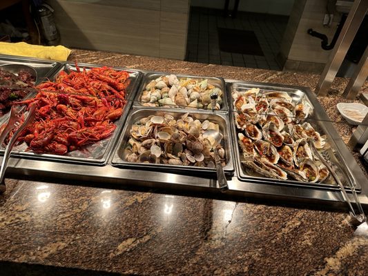 100's seafood grill buffet by null