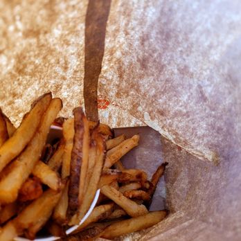 Five Guys - Small fries, love how they always overflow and give you extra. - Burgers Near Me - Alameda, California