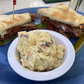 Mimosas Gourmet - Lodi - BBLT sandwich and potato salad - Breakfast & Brunch Near Me - Lodi, California Mimosas Gourmet - Lodi - BBLT sandwich and potato salad - Breakfast & Brunch Near Me - Lodi, California