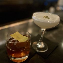 Georgia’s Lounge - Old Fashioned and Petal Pusher
