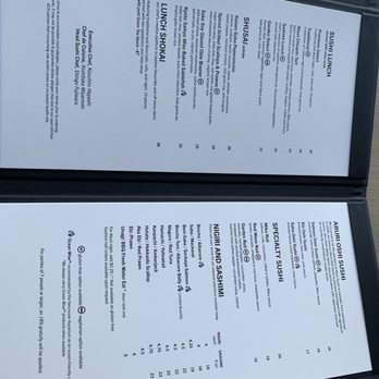 Miku - Lunch menu - Japanese Near Me - Vancouver, British Columbia