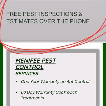 Southland Pest Control - Claims they give free estimates. When I called they said no that they charge $130 - Pest Control Near Me - Riverside, California