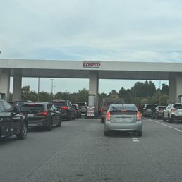 Exterior outside entrance of Costco Gasoline - Charlotte, North Carolina Exterior outside entrance of Costco Gasoline - Charlotte, North Carolina