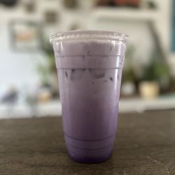 The Spot Dim Sum And Boba - Taro lava boba sans boba