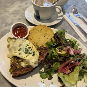 Queen of Tarts - Savoury Tart of the day with a side potato cake. - Desserts Near Me - Dublin, D Queen of Tarts - Savoury Tart of the day with a side potato cake. - Desserts Near Me - Dublin, D