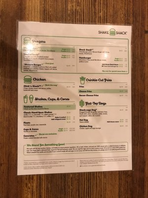 Menu photo 5 Shake Shack Grand Central Terminal New York, NY Menu photo 5 Shake Shack Grand Central Terminal New York, NY
