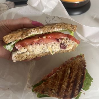 Great Harvest Bread - Chicken salad sandwich on Montana crunch bread - Bakeries Near Me - Albuquerque, New Mexico