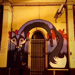 Matchetts Music - Street Art outside Matchetts by FRIZ