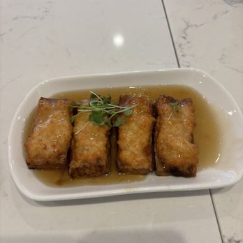 Crystal Palace - Eggplant Stuffed with Shrimp Paste - Dim Sum Near Me - Monterey Park, California